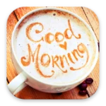 good morning stickers android application logo